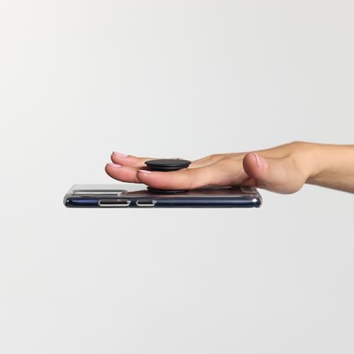 PopSockets Phone Grip with Expanding Kickstand, Adhesive Grip - Black