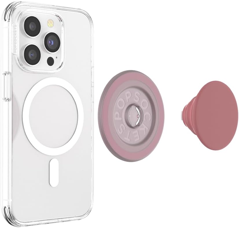 PopSockets Phone Grip with Expanding Kickstand, Adhesive Grip - Black