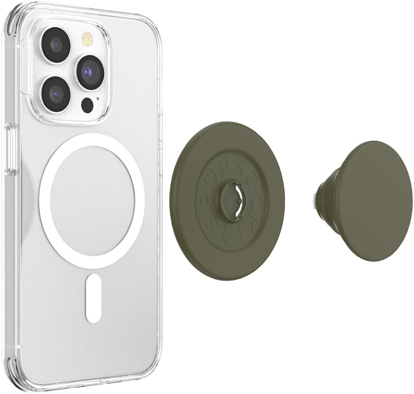 PopSockets Phone Grip with Expanding Kickstand, Adhesive Grip - Black