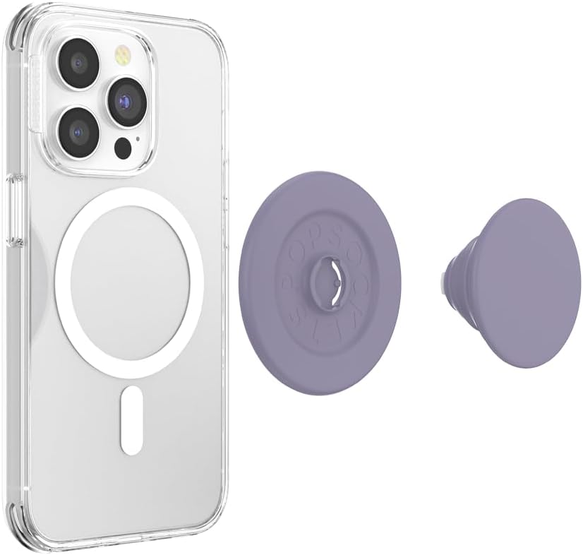 PopSockets Phone Grip with Expanding Kickstand, Adhesive Grip - Black