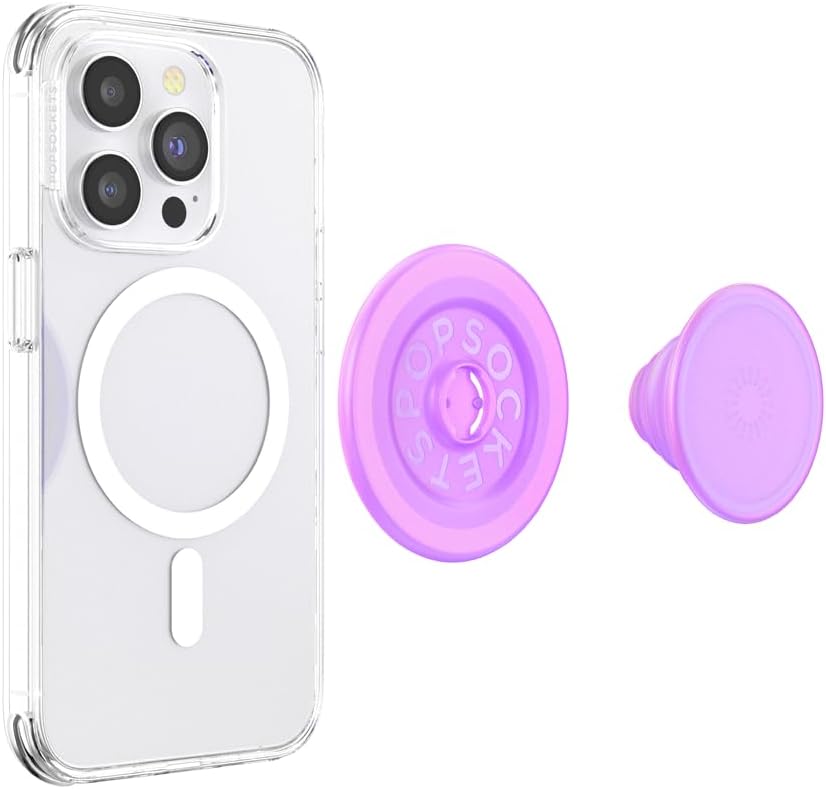 PopSockets Phone Grip with Expanding Kickstand, Adhesive Grip - Black