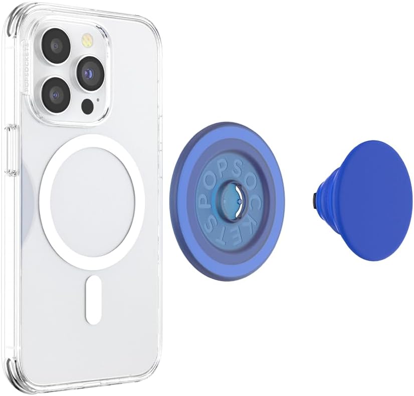 PopSockets Phone Grip with Expanding Kickstand, Adhesive Grip - Black