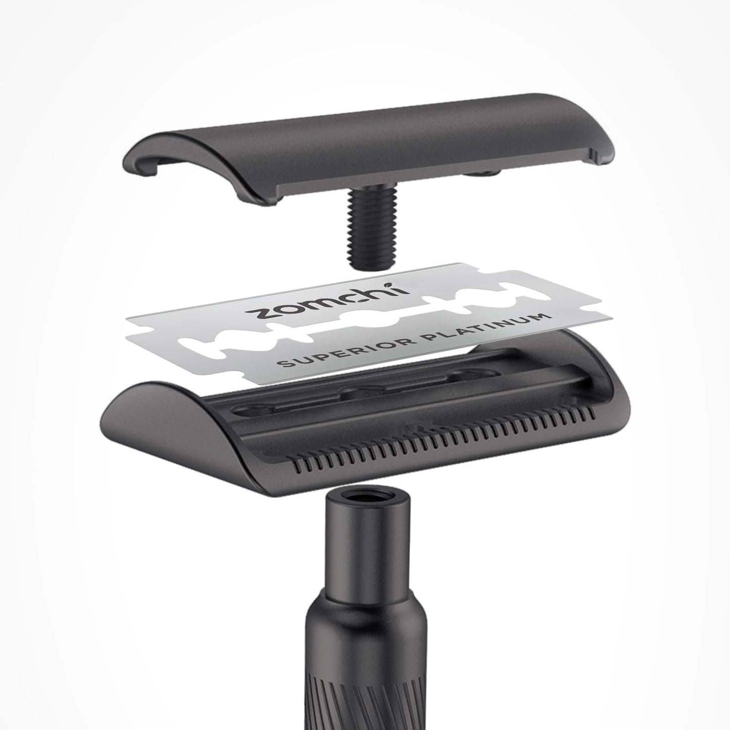 ZOMCHI Razor Blade Bank with 100 Counts Safety Razor Blades for Shaving