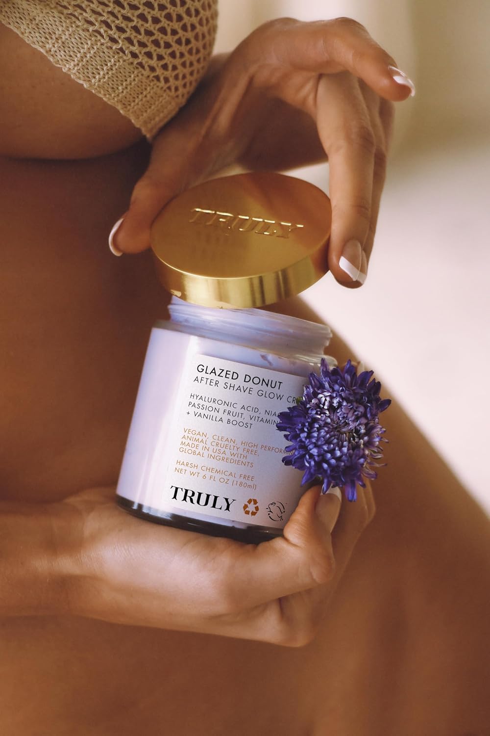 Truly Glazed Donut After Shave Moisturizer | Ultra-Hydrating for Smooth, Plump Skin After Shaving for Daily Use
