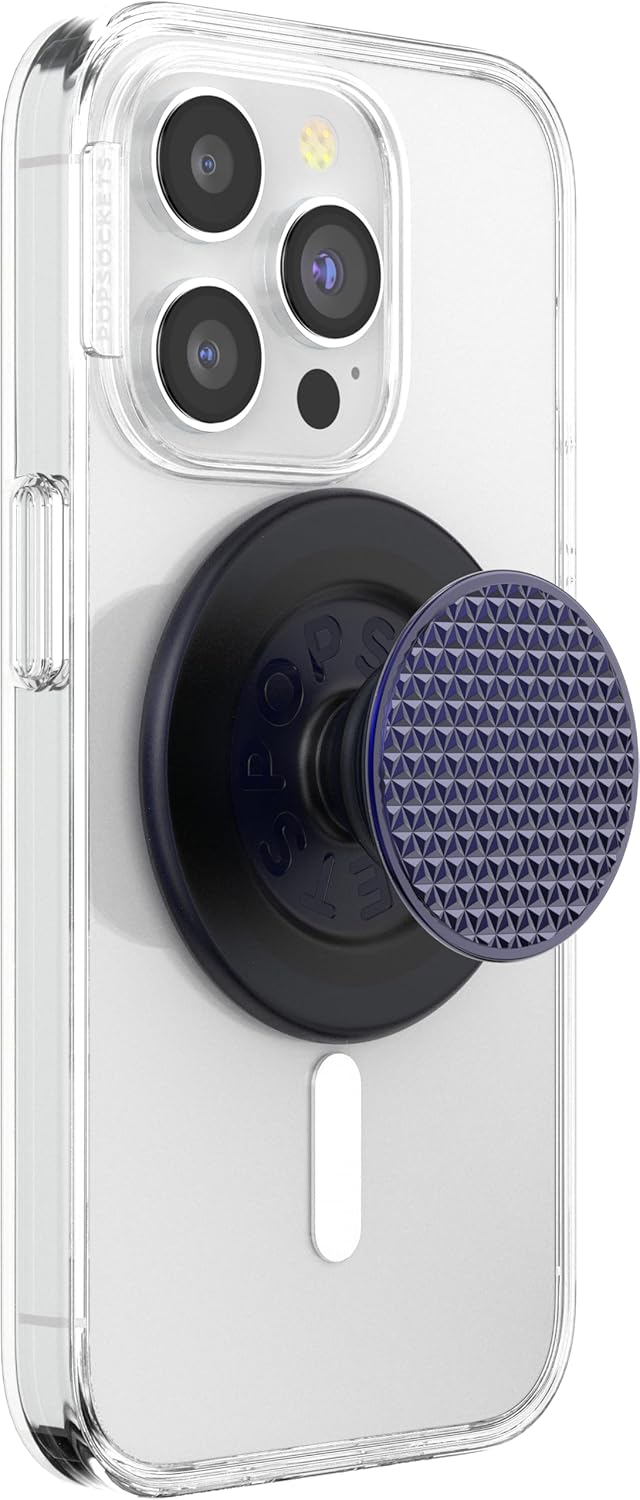 PopSockets Phone Grip with Expanding Kickstand, Adhesive Grip - Black