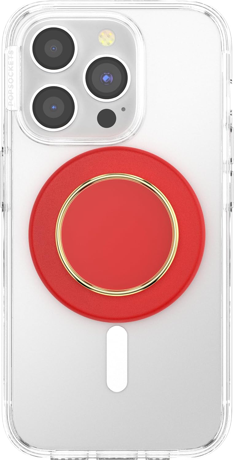 PopSockets Phone Grip with Expanding Kickstand, Adhesive Grip - Black