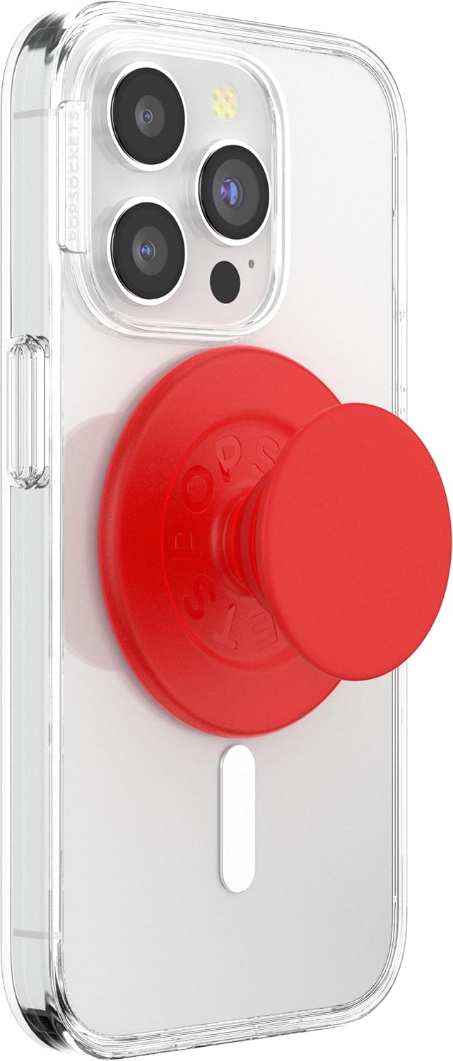 PopSockets Phone Grip with Expanding Kickstand, Adhesive Grip - Black