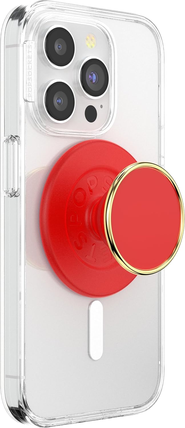 PopSockets Phone Grip with Expanding Kickstand, Adhesive Grip - Black
