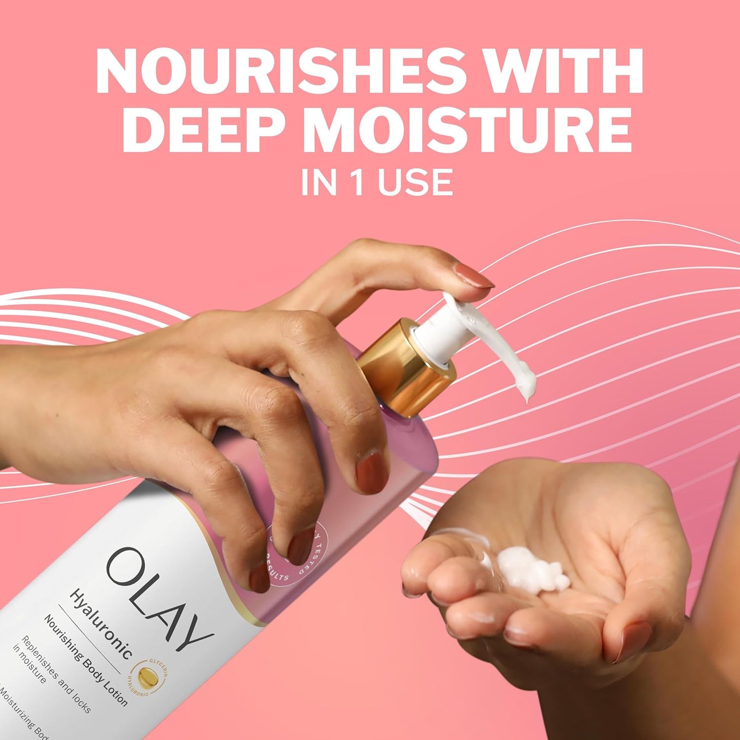 Olay Intensely Hydrating Body Wash + Body Lotion Bundle Pack, Moisturizing & Nourishing Formula with Hyaluronic Acid & Vitamin B3 Complex, 26 fl oz & 17 fl oz, (Pack of 2)