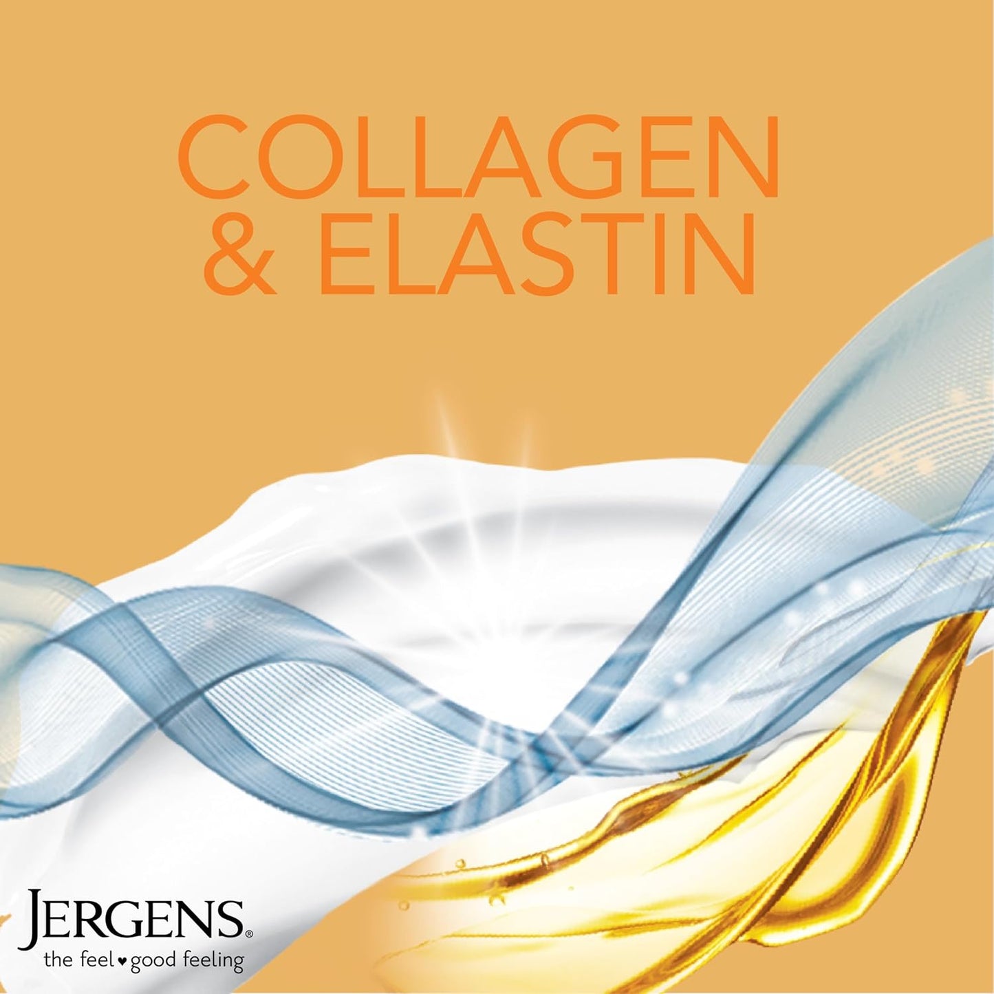 Jergens Skin Firming Body Lotion for Dry to Extra Dry Skin, Skin Tightening Cream with Collagen and Elastin, Dermatologist Tested, Hydralucence Blend Formula, 16.8 Oz