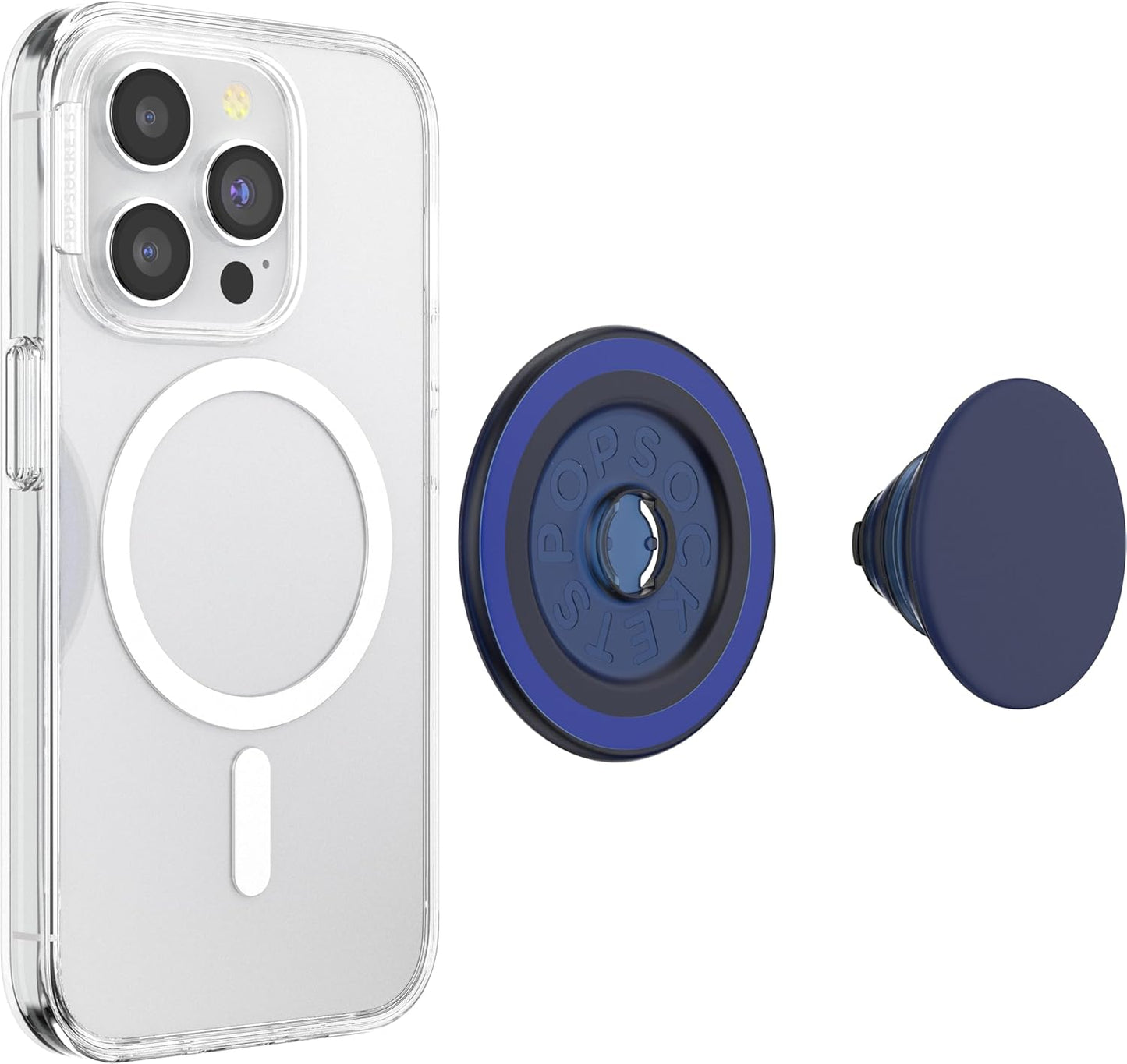 PopSockets Phone Grip with Expanding Kickstand, Adhesive Grip - Black