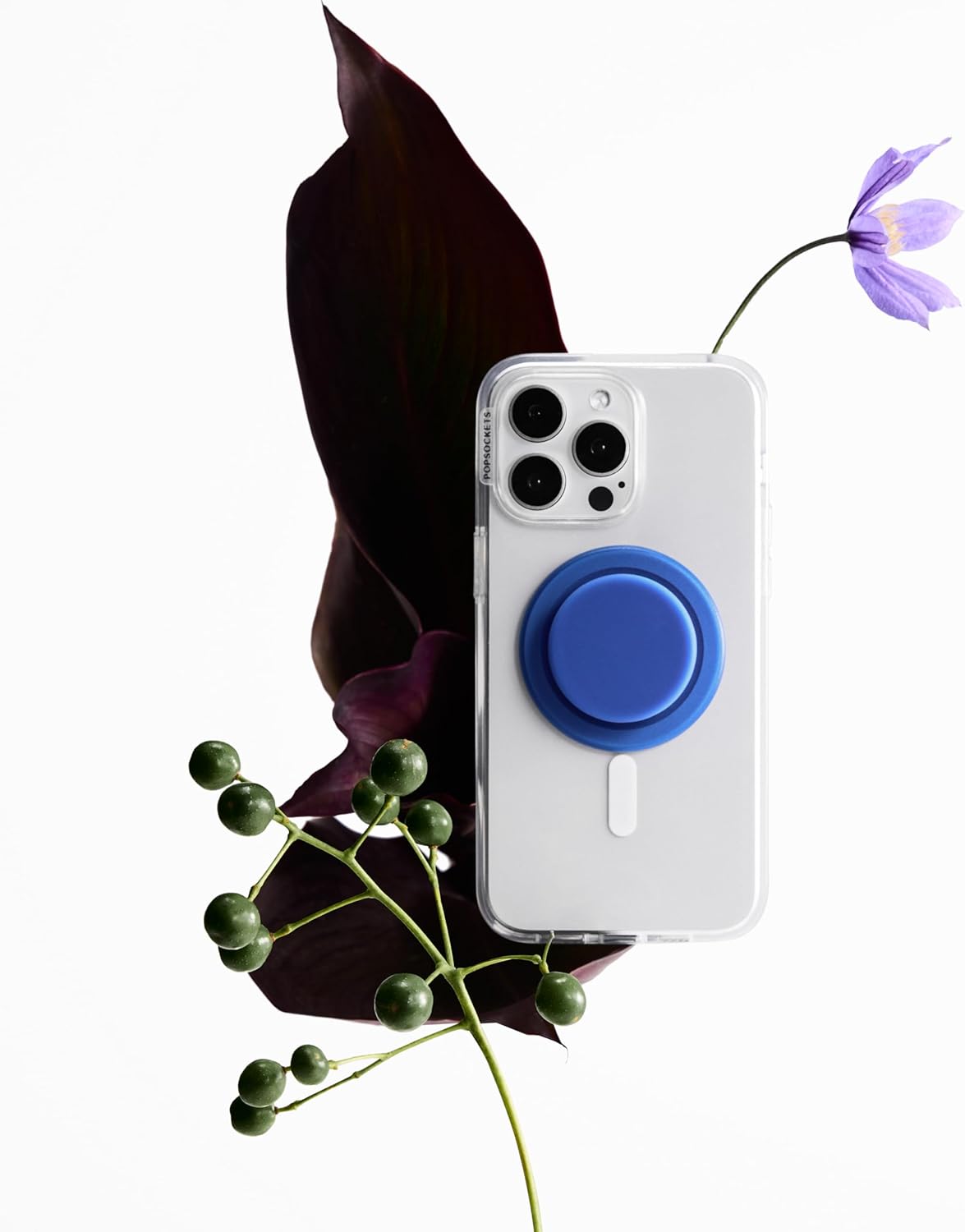 PopSockets Phone Grip with Expanding Kickstand, Adhesive Grip - Black