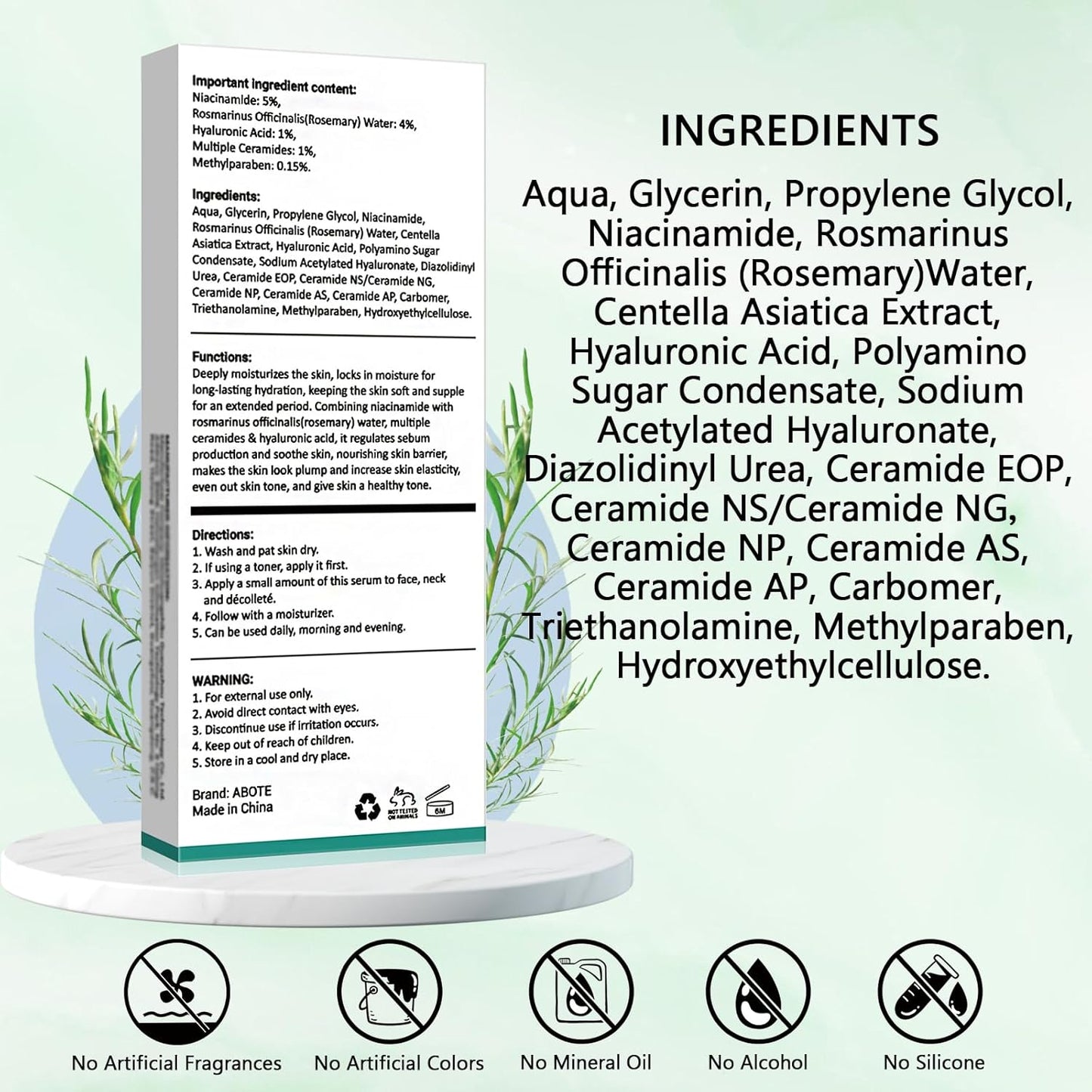 5% Niacinamide Serum with 4% Rosemary Extracts