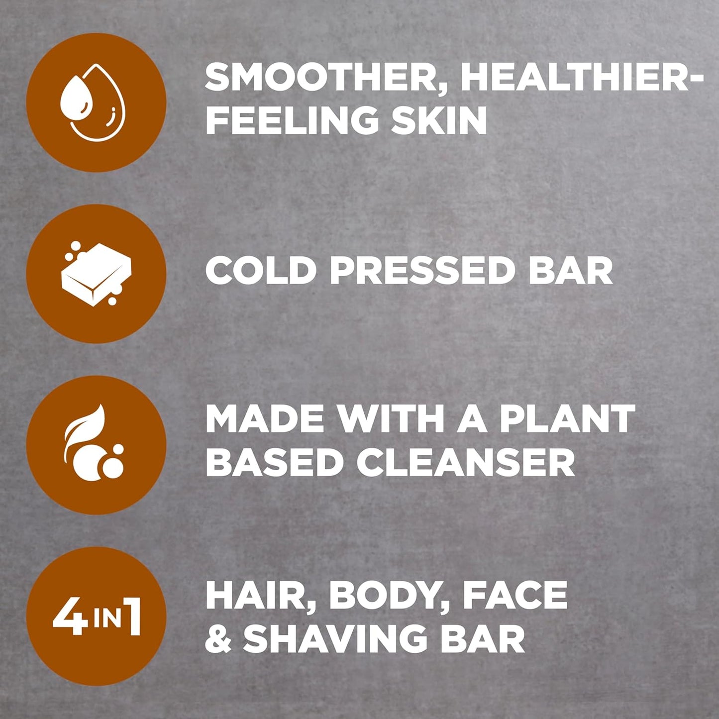 DOVE MEN + CARE Cleansing Bar Soap Sandalwood + Cardamom Oil 4 Bars to Rebuild Skin in the Shower, a 4in1 Hair, Body, Face & Shaving Bar with Plant-Based Cleanser and Natural Oils 5 oz