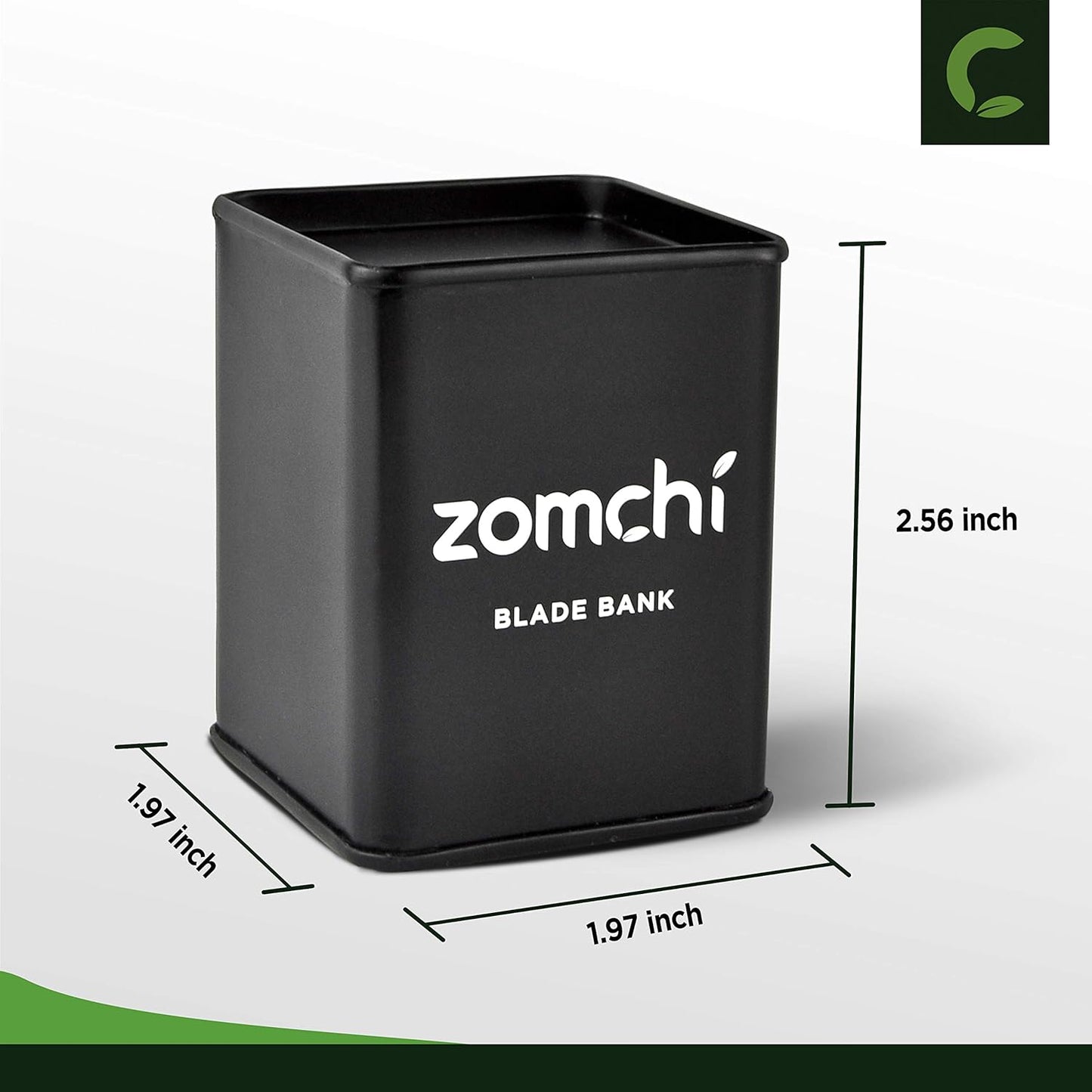 ZOMCHI Razor Blade Bank with 100 Counts Safety Razor Blades for Shaving