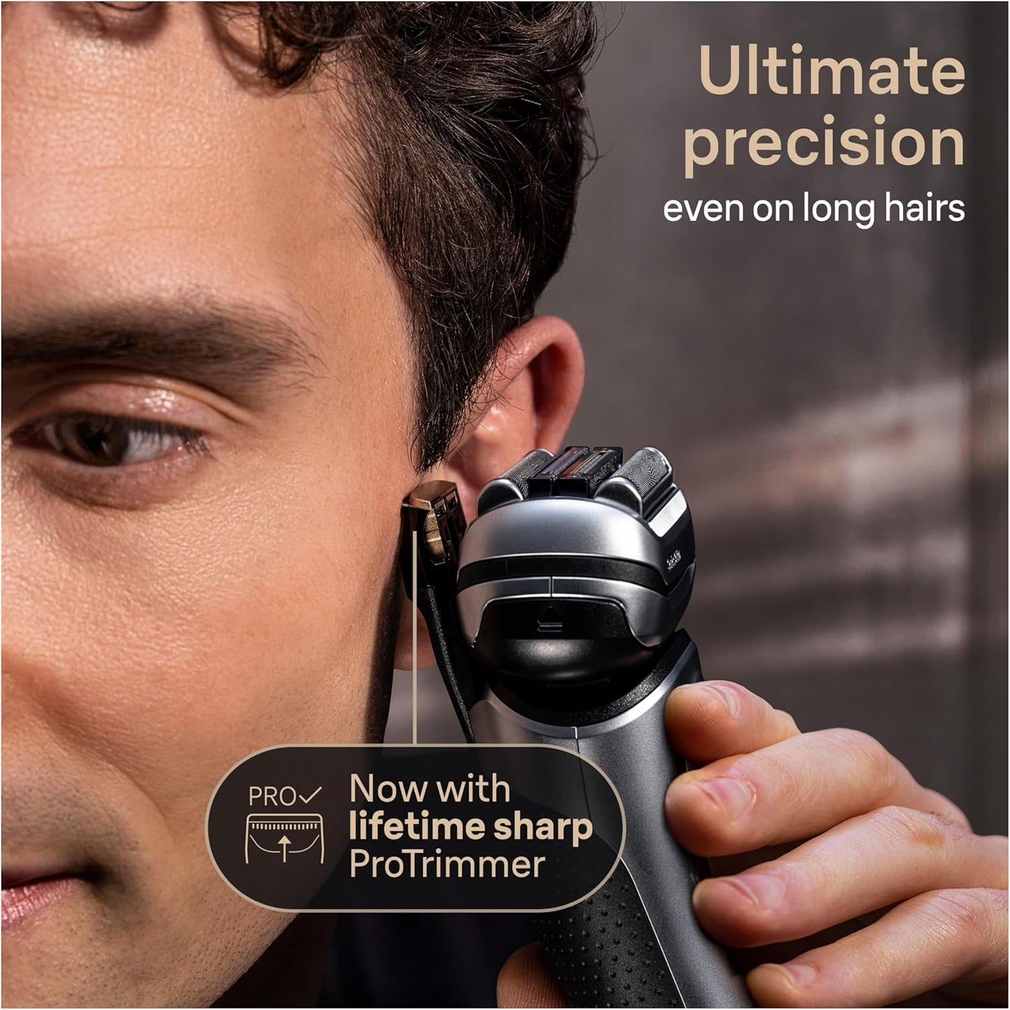 Braun Series 9 PRO+ Electric Razor for Men, 5 Pro Shave Elements & Precision Long Hair Trimmer, 6in1 SmartCare Center, Wet & Dry Electric Razor for Smooth Skin with 60min Battery Runtime, 9567cc