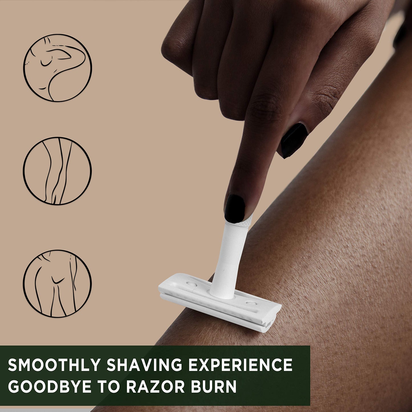 ZOMCHI Double Edge Safety Razor for Men & Women, Premium Metal Razor with 10 Double Edge Safety Razor Blades,Single Blade Razor – Noble Silver