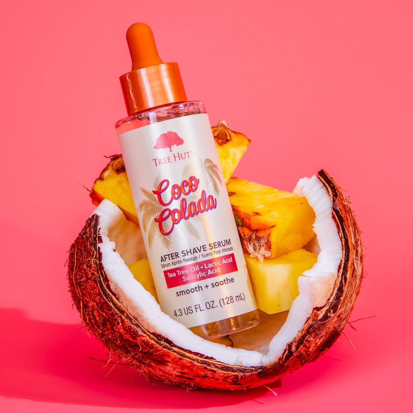 Tree Hut Coco Colada After Shave Serum | Helps Keep Skin Smooth & Soothed After Shaving | Sensitive | 4.3 fl oz.