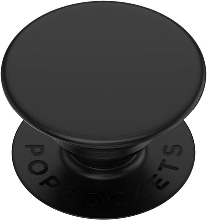 PopSockets Phone Grip with Expanding Kickstand, Adhesive Grip - Black