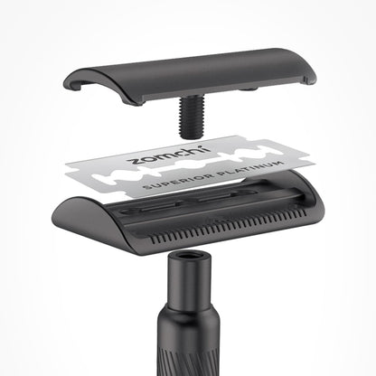 ZOMCHI Razor Blade Bank with 100 Counts Safety Razor Blades for Shaving