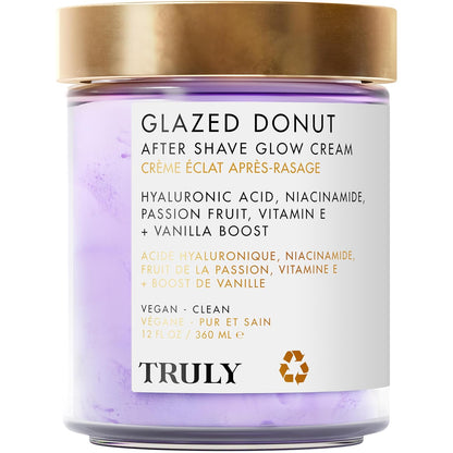 Truly Glazed Donut After Shave Moisturizer | Ultra-Hydrating for Smooth, Plump Skin After Shaving for Daily Use