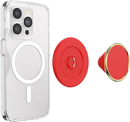 PopSockets Phone Grip with Expanding Kickstand, Adhesive Grip - Black