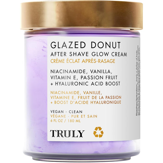 Truly Glazed Donut After Shave Moisturizer | Ultra-Hydrating for Smooth, Plump Skin After Shaving for Daily Use
