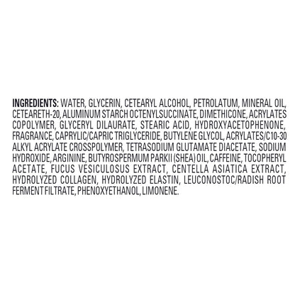 Jergens Skin Firming Body Lotion for Dry to Extra Dry Skin, Skin Tightening Cream with Collagen and Elastin, Dermatologist Tested, Hydralucence Blend Formula, 16.8 Oz