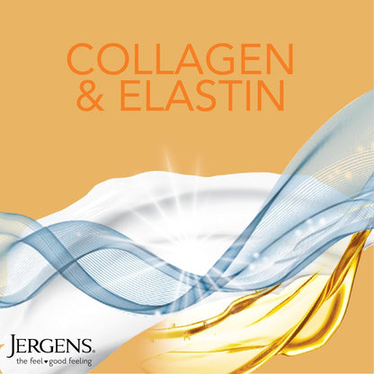 Jergens Skin Firming Body Lotion for Dry to Extra Dry Skin, Skin Tightening Cream with Collagen and Elastin, Dermatologist Tested, Hydralucence Blend Formula, 16.8 Oz
